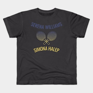 SERENA WILLIAMS X SIMONA HALEP Kids T-Shirt